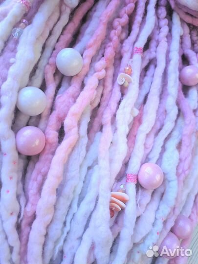 Новенький комплект де дред из войлока 