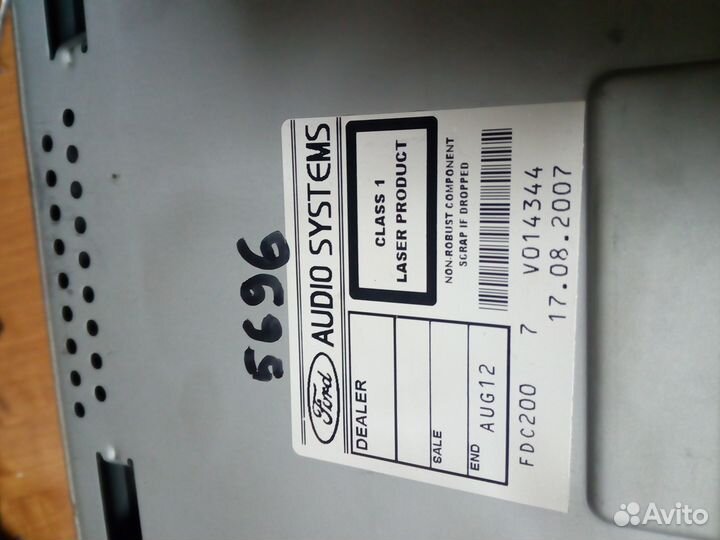 Штатная магнитола на форд мондео