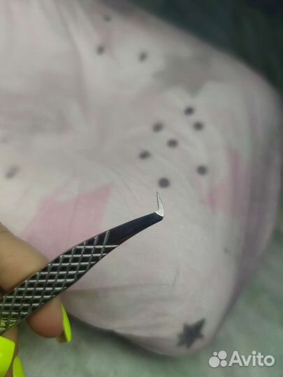 Пинцет для наращивания ресниц