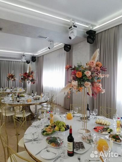 Аренда цветов, флористики на торжество