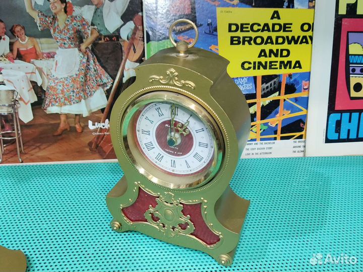 Часы каминные Янтарь кварц