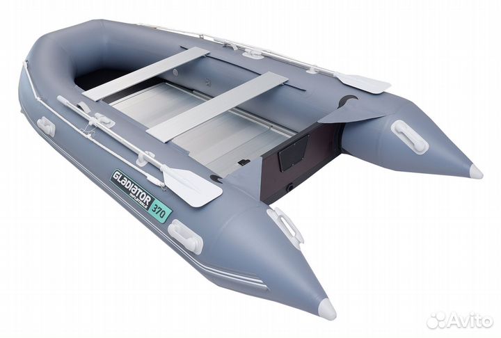 Лодка пвх Gladiator B370AL темно-серый