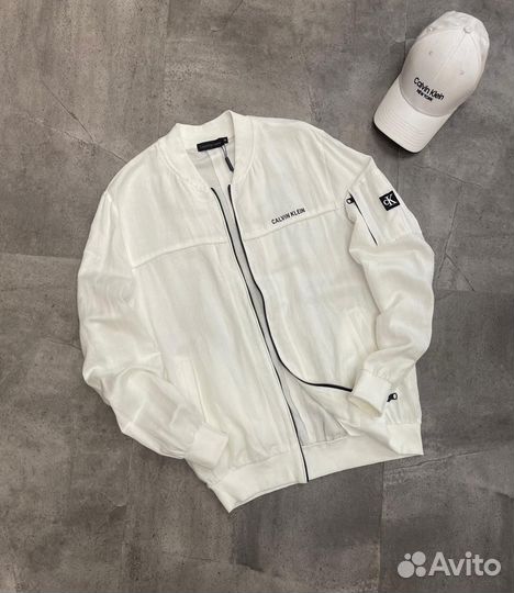 Бомбер Лён Calvin Klein