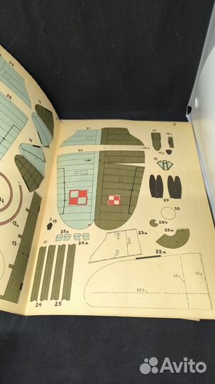 Журнал Maly Modelarz №8 1986, Истребитель PZL P.11