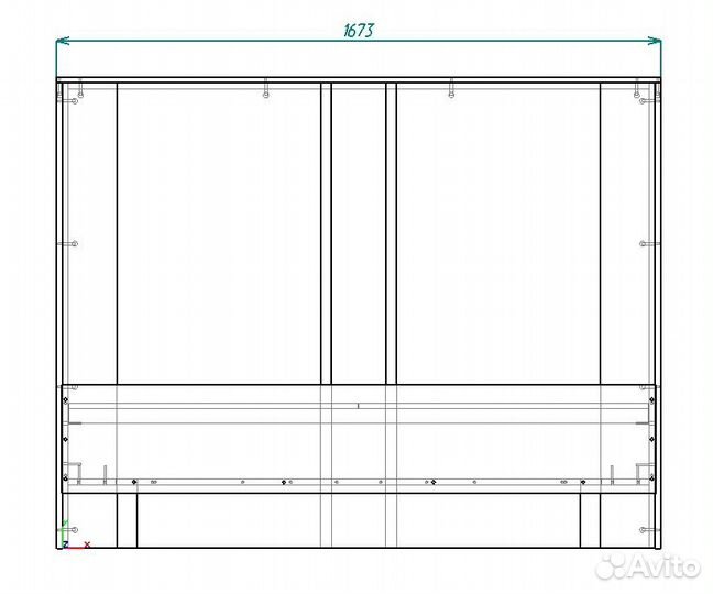 Парящая кровать с подсветкой