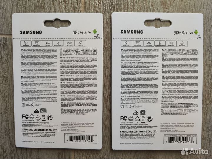 Карта памяти Samsung Evo microsd 64 128 256 512 GB
