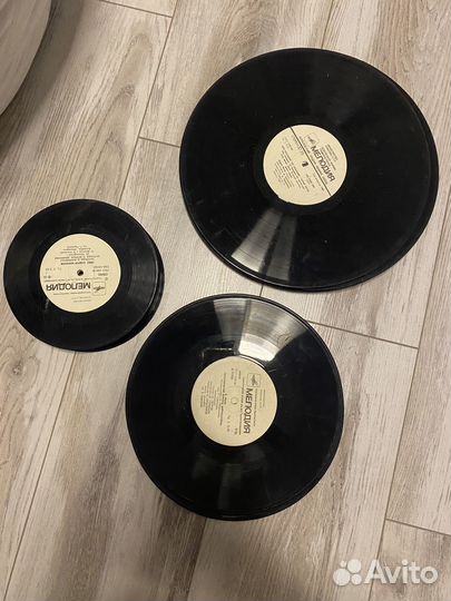 Пластинки виниловые (декор)