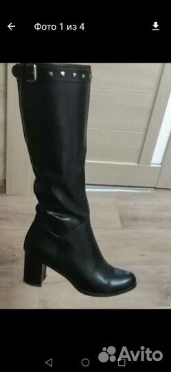 Сапоги осень весна женские 38