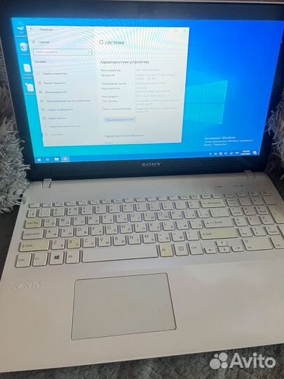 Sony сенсорный ноутбук і3/8gb/ 500gb