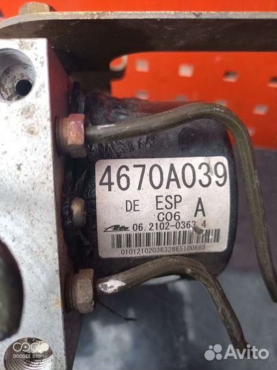 Блок ABS Mitsubishi outlander xl