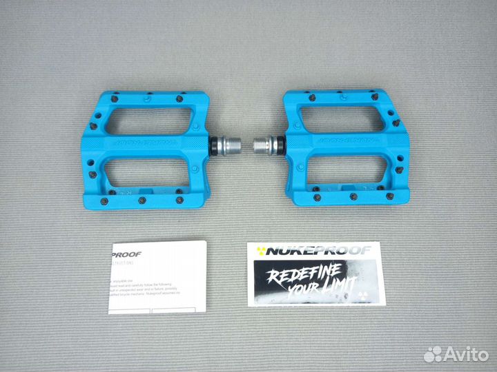 Новые педали Nukeproof Electron EVO (Turquoise)