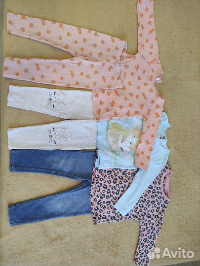 Вещи пакетом на девочку 86-92