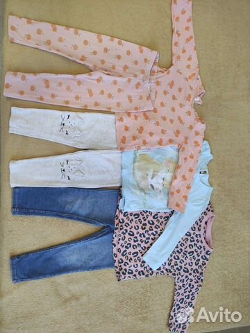 Вещи пакетом на девочку 86-92