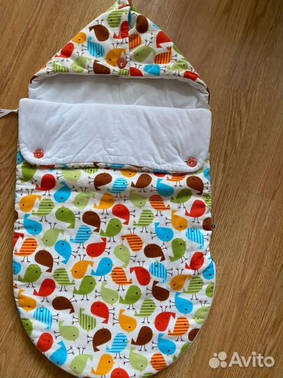 Конверт для новорожденного летний хлопок новый