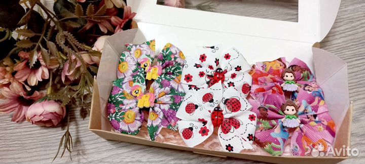 Бантики,заколки для модниц