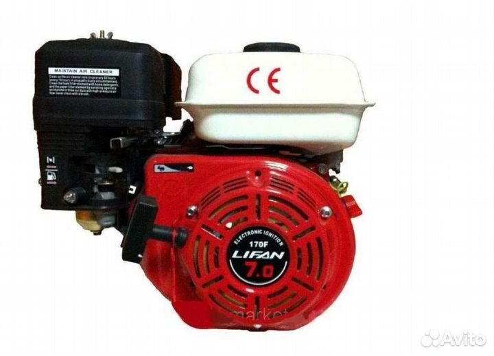 Двигатель лифан170f-R 7л