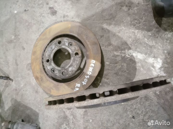 Диск тормозной передний Peugeot 307 Пежо 307