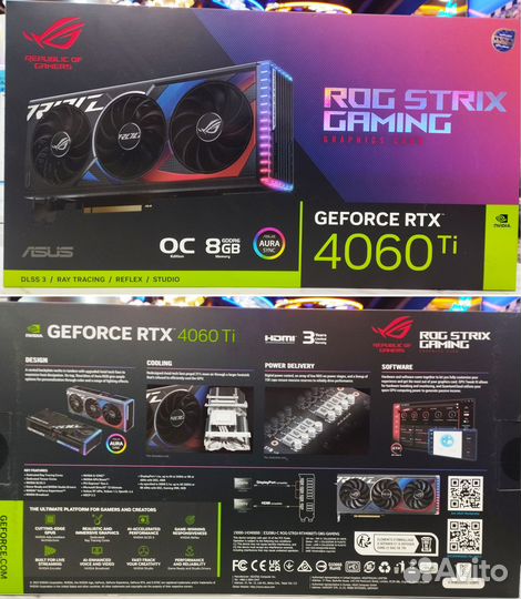 Asus Rog Strix GeForce RTX 4060 Ti OC Edition 8G