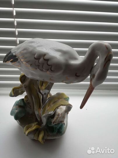 Цапля и лягушка, Дулево, 60е