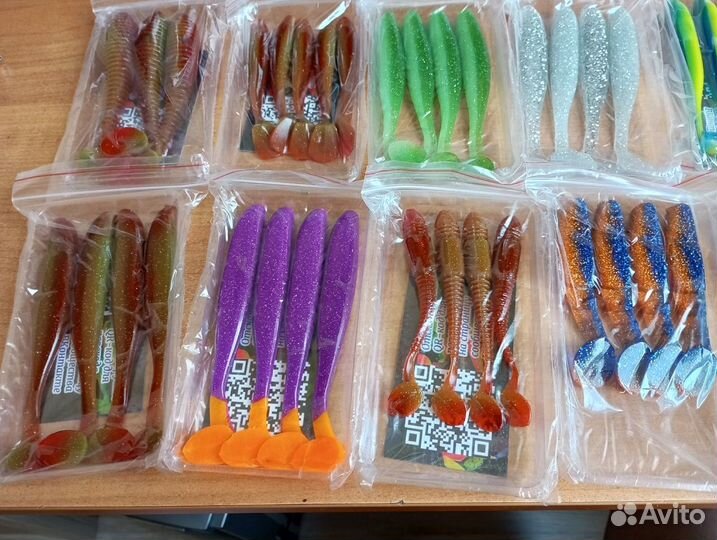 Силиконовые приманки Easy shiner 127 мм, 4 шт