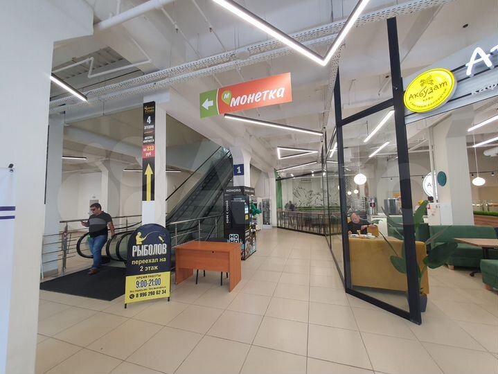 45 м² в проходимом ТЦ на галле