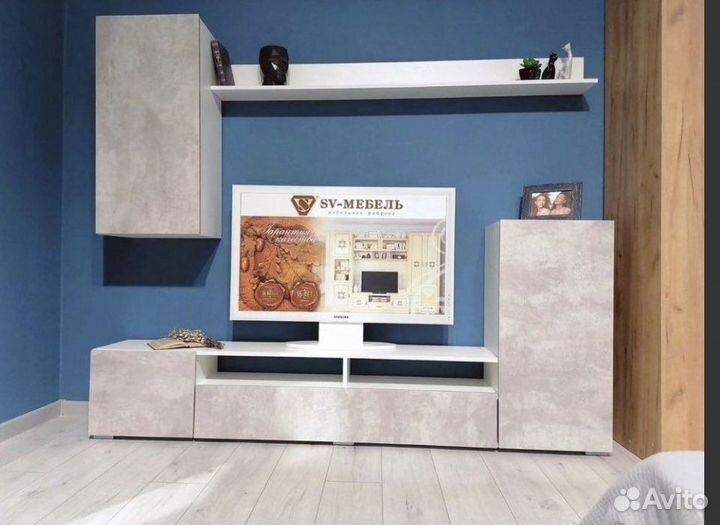 Гостиная 4 стенка тумба тв