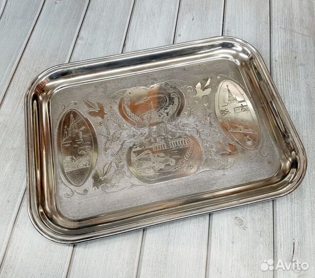 Поднос 50 лет СССР