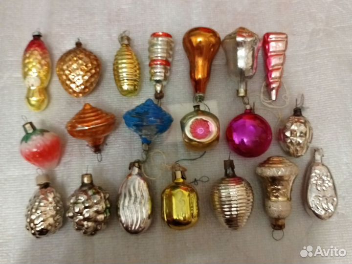 Елочные игрушки из СССР