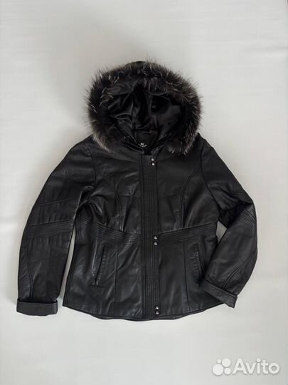 Куртка кожаная женская 50 размер