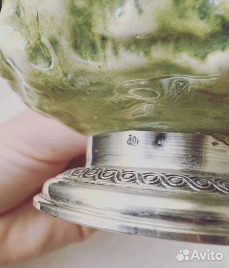 Кофейная пара Capodimonte серебро