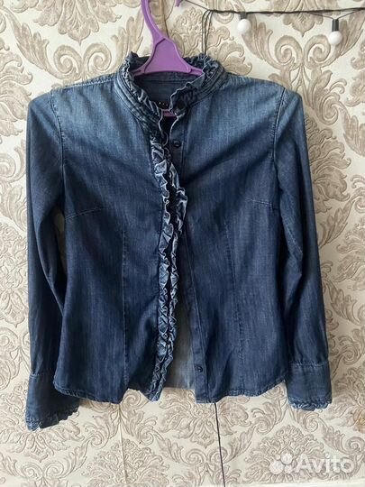 Джинсовая рубашка