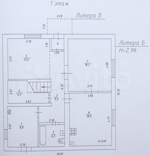 Коттедж 163 м² на участке 16 сот.