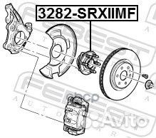 Ступица колеса зад прав/лев 3282srxiimf Febest