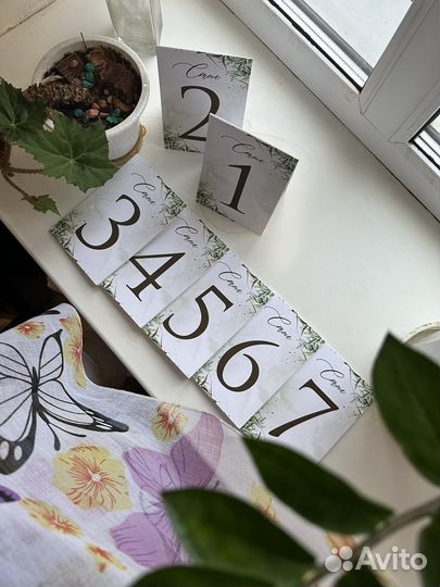 Номерки на столы