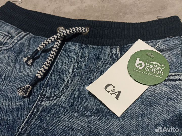 Джинсовые шорты 128/ С&А Оригинал