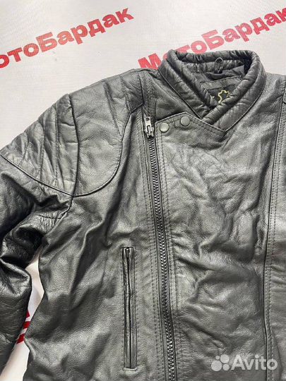 Мотокуртка кожаная р-р 50-52