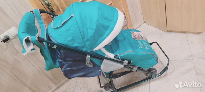 Детские санки коляска