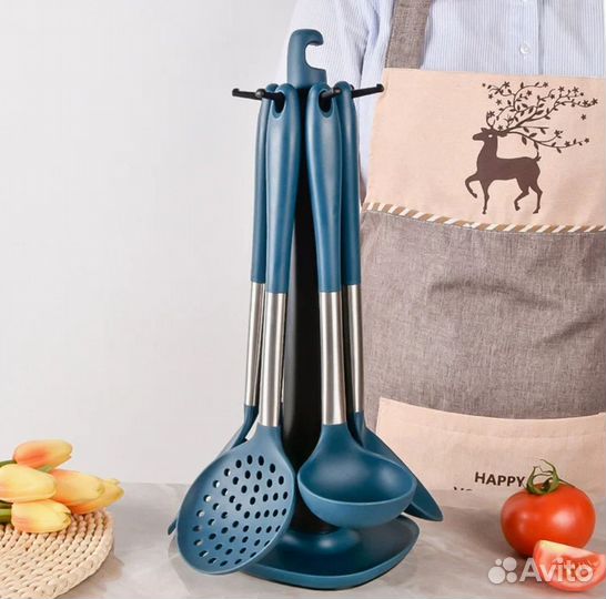 Кухонный набор новый лопатки половник