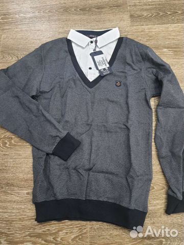 Рубашка обманка для мальчика, 42/44