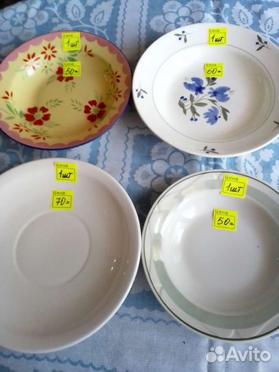 Тарелки разные СССР