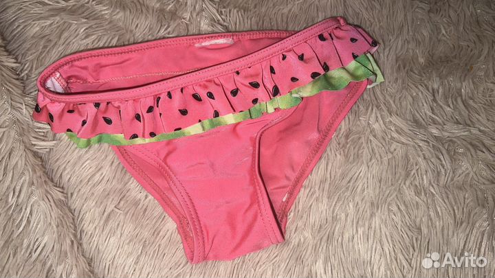 Комплект из 3 плавок для девочки на 4- 5-6 лет