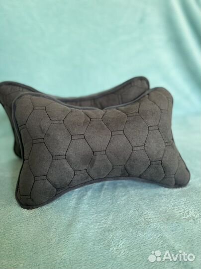 Автомобильные подушки эко кожа, замша, алькантара