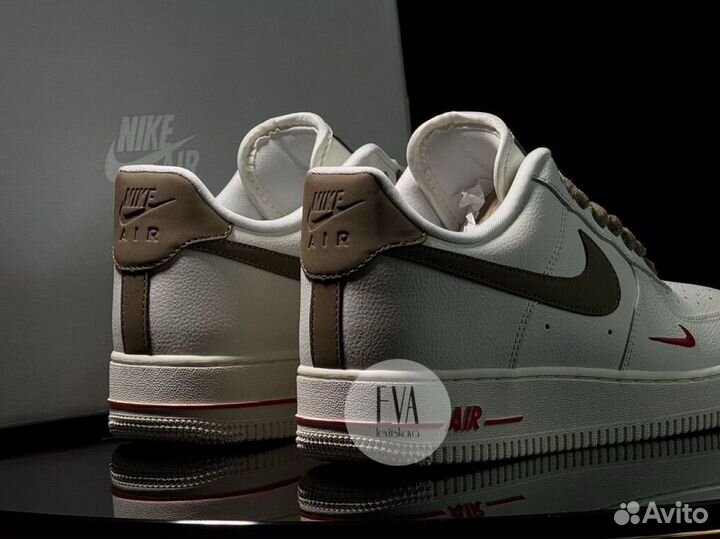 Кроссовки Nike Air Force 1 Low White Brown