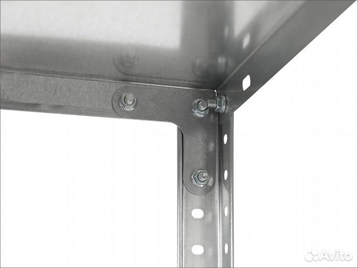 Стеллаж ES 150KD/75Х30/4 оцинкованный