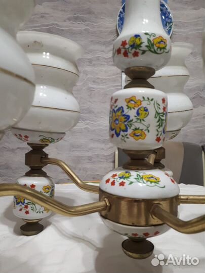 Винтажная люстра потолочная