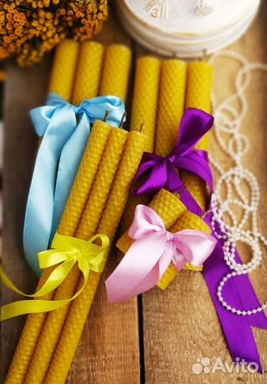 Свечи из вощины с Травами