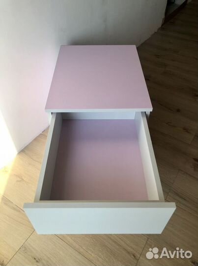 Тумба нежно-розовая
