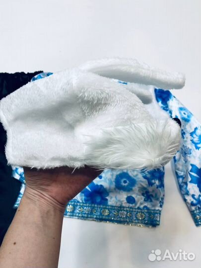 Новогодний костюм Заяц в русском стиле, мальчик