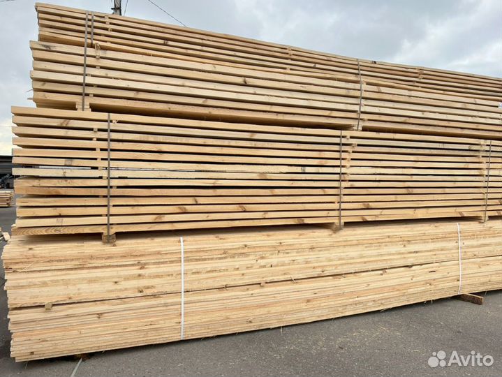 Доска обрезная 25х100х6000мм от производителя