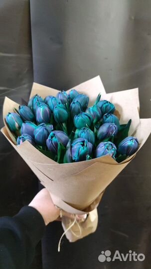 Пионовидны Тюльпаны космические букеты с доставкой